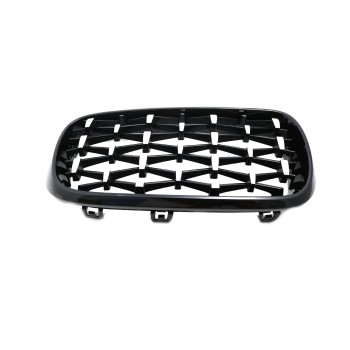 Μάσκα BMW X5 F15 / X6 F16 (2013+) - γυαλιστερή - Diamond design χρωμίου/μαύρη - 2 τμχ. Μάσκα BMW X5 F15 / X6 F16 (2013+) - γυαλιστερή - Diamond design χρωμίου/μαύρη - 2 τμχ.