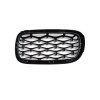 Μάσκα BMW X5 F15 / X6 F16 (2013+) - γυαλιστερή - Diamond design χρωμίου/μαύρη - 2 τμχ.