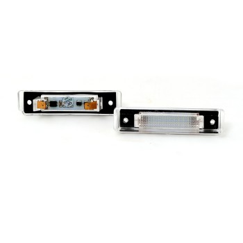 Πλαφονιέρα πίσω πινακίδας Mercedes W124 Combi / R129 SL (1989-2001), 97x23 mm - 2 τμχ.