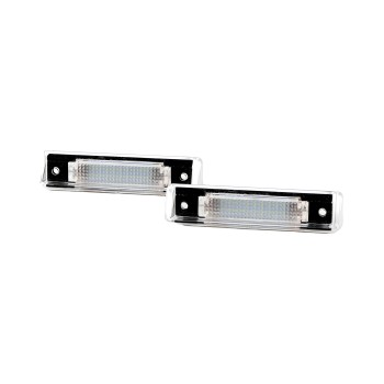Πλαφονιέρα πίσω πινακίδας Mercedes W124 Combi / R129 SL (1989-2001), 97x23 mm - 2 τμχ.