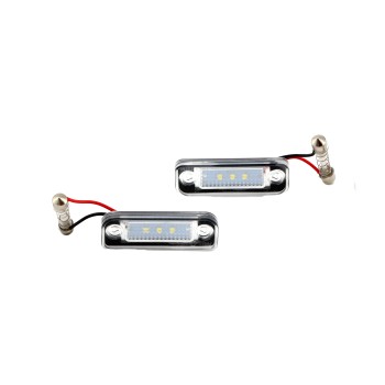 Πλαφονιέρα πίσω πινακίδας Mercedes W211 E-CLASS (2001-2007) / W203 C-CLASS / W219 CLS, 69x23 mm - 2 τμχ.