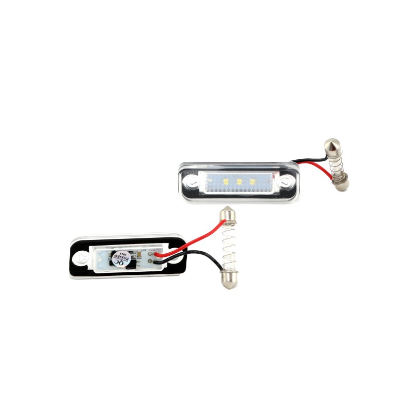 Πλαφονιέρα πίσω πινακίδας Mercedes W211 E-CLASS (2001-2007) / W203 C-CLASS / W219 CLS, 69x23 mm - 2 τμχ.