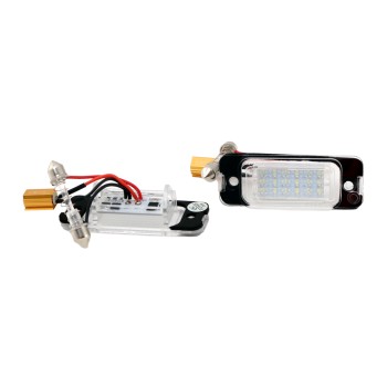 Πλαφονιέρα πίσω πινακίδας Mercedes W163 / W164 ML (1998-2008) / W251 R-CLASS, 72x26 mm - 2 τμχ.