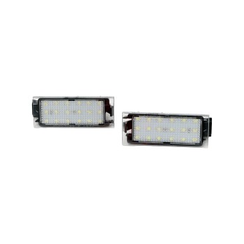 Πλαφονιέρα πίσω πινακίδας Renalut Megane / Clio / Laguna / Twingo, 76x33 mm - 2 τμχ.