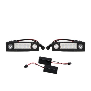 Πλαφονιέρα πίσω πινακίδας Skoda Octavia 2008+, 90x26 mm - 2 τμχ.