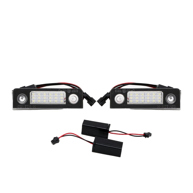 Πλαφονιέρα πίσω πινακίδας Skoda Octavia 2008+, 90x26 mm - 2 τμχ.