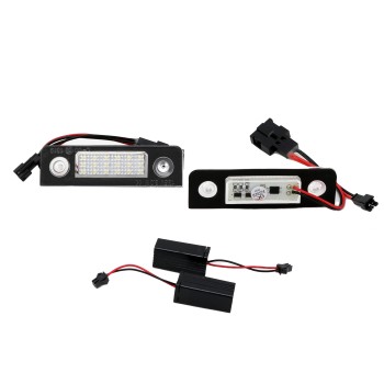 Πλαφονιέρα πίσω πινακίδας Skoda Octavia 2008+, 90x26 mm - 2 τμχ.