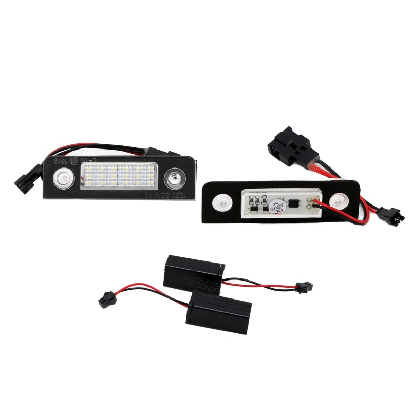 Πλαφονιέρα πίσω πινακίδας Skoda Octavia 2008+, 90x26 mm - 2 τμχ.