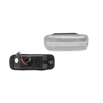 Led φλας φτερού Mercedes ML W163 (1999-2005) - χρωμίου με τρεχούμενο φλας - σετ 2 τμχ.