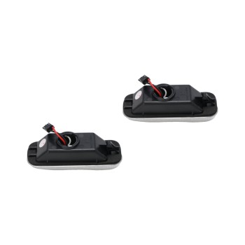 Led φλας φτερού Mercedes ML W163 (1999-2005) - χρωμίου με τρεχούμενο φλας - σετ 2 τμχ.