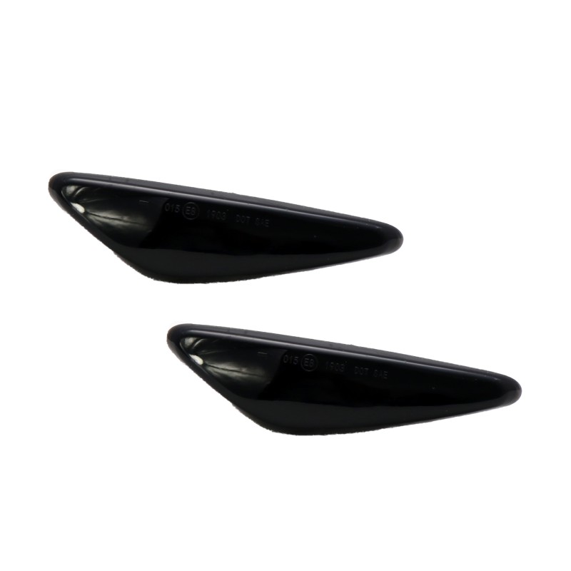 Led φλας φτερού Mazda 2, 3, 5 (2003-2010), MPV (2003-2006) - φιμέ με τρεχούμενο φλας - σετ 2τμχ.