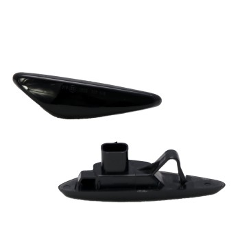 Led φλας φτερού Mazda 2, 3, 5 (2003-2010), MPV (2003-2006) - φιμέ με τρεχούμενο φλας - σετ 2τμχ.
