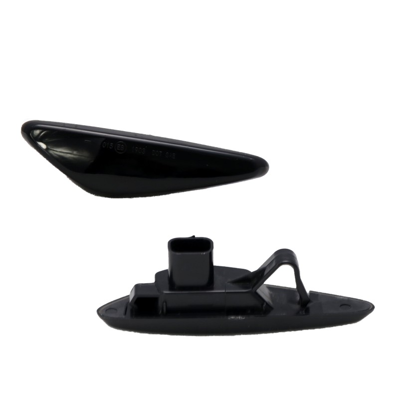 Led φλας φτερού Mazda 2, 3, 5 (2003-2010), MPV (2003-2006) - φιμέ με τρεχούμενο φλας - σετ 2τμχ.