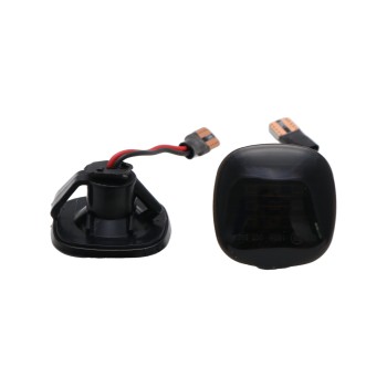 Led φλας φτερού Audi A3 8L (1996-2001), A4 B5 (1995-2000) / Skoda Fabia 1 - φιμέ με τρεχούμενο φλας - σετ 2τμχ.