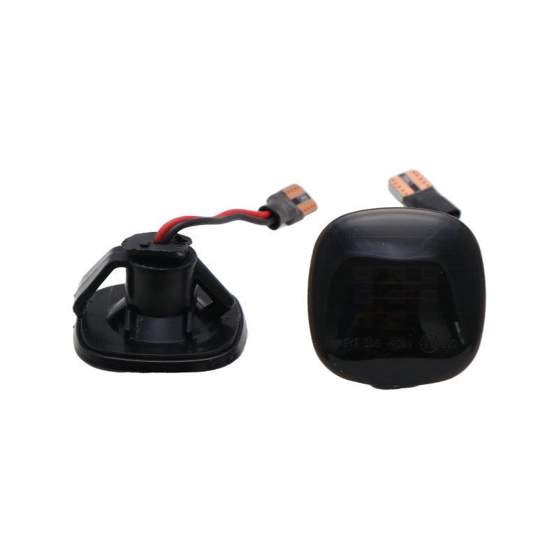 Led φλας φτερού Audi A3 8L (1996-2001), A4 B5 (1995-2000) / Skoda Fabia 1 - φιμέ με τρεχούμενο φλας - σετ 2τμχ.