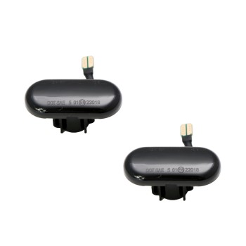 Led φλας φτερού Renault Clio 1, Megan 1,2, Laguna 1,Twingo, Kangoo - φιμέ με τρεχούμενο φλας - σετ 2τμχ.