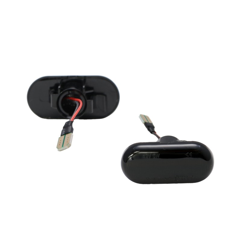 Led φλας φτερού Renault Clio 1, Megan 1,2, Laguna 1,Twingo, Kangoo - φιμέ με τρεχούμενο φλας - σετ 2τμχ.