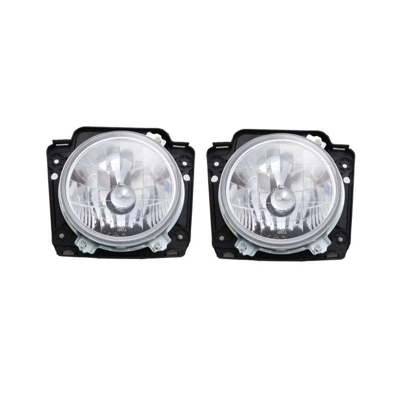 Φανάρια εμπρός Vw Golf 2 chrome - σετ 2τμχ.