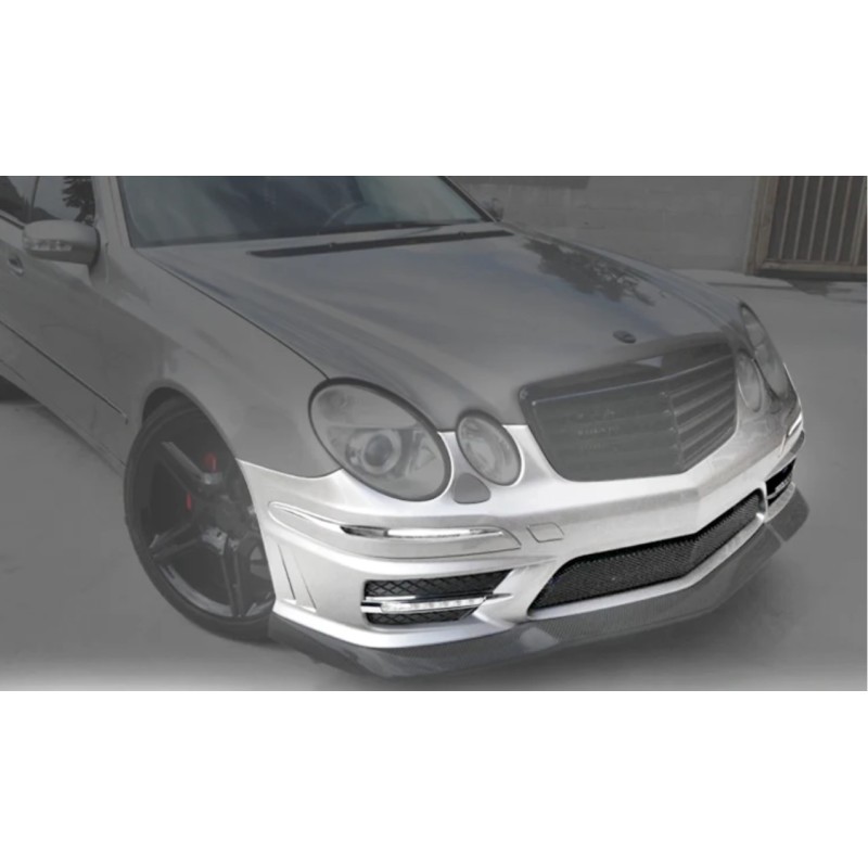 Προφυλακτήρας εμπρός Mercedes W211 E-Class (2006-2009) - AMG Design με LED φώτα ημέρας