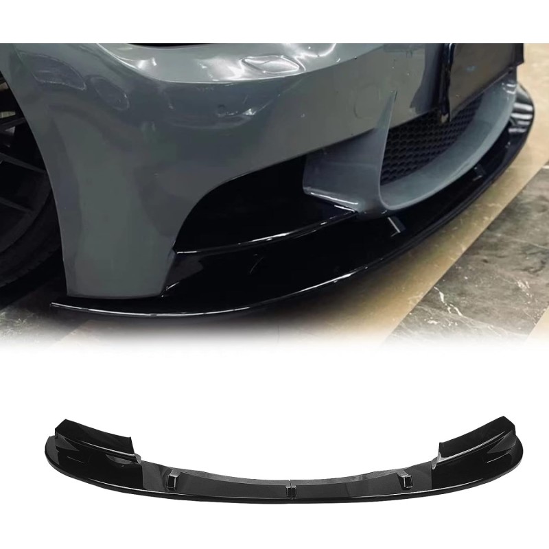Spoiler προφυλακτήρα BMW E90 M3 design - μαύρο γυαλιστερό