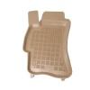 Λαστιχένια πατάκια SUBARU Impreza (2007-2011) / Forester (2008-2013) / Legacy (2004-2009) - τύπου σκαφάκι - μπεζ - 4τμχ., Rezaw Plast
