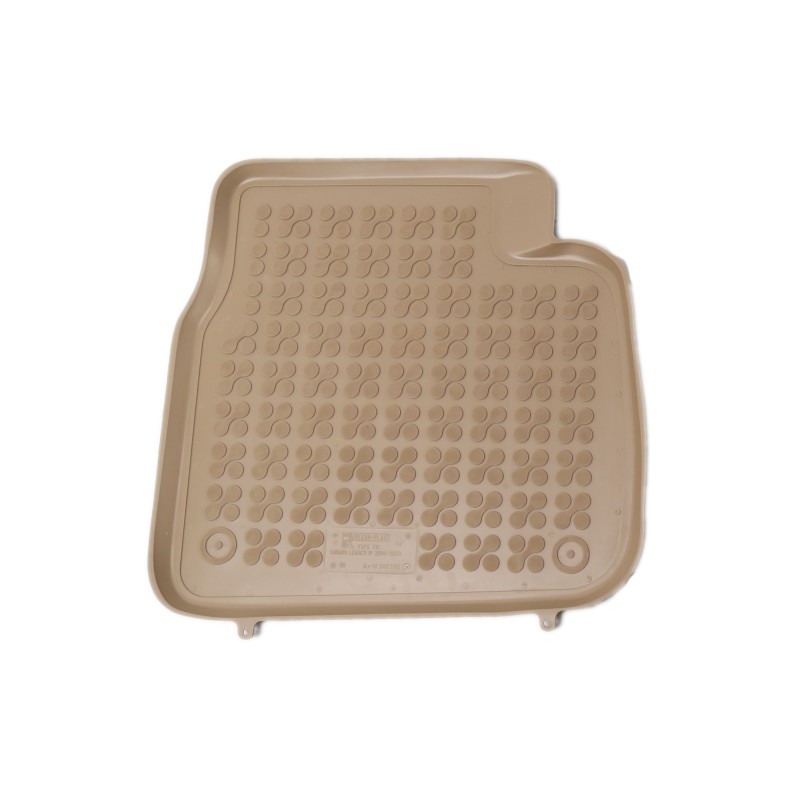 Λαστιχένια πατάκια SUBARU Impreza (2007-2011) / Forester (2008-2013) / Legacy (2004-2009) - τύπου σκαφάκι - μπεζ - 4τμχ., Rezaw Plast
