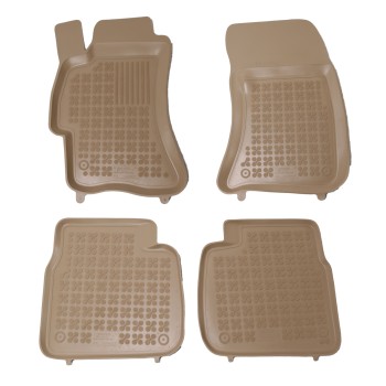 Λαστιχένια πατάκια SUBARU Impreza (2007-2011) / Forester (2008-2013) / Legacy (2004-2009) - τύπου σκαφάκι - μπεζ - 4τμχ., Rezaw Plast Λαστιχένια πατάκια SUBARU Impreza (2007-2011) / Forester (2008-2013) / Legacy (2004-2009) - τύπου σκαφάκι - μπεζ - 4τμχ., Rezaw Plast