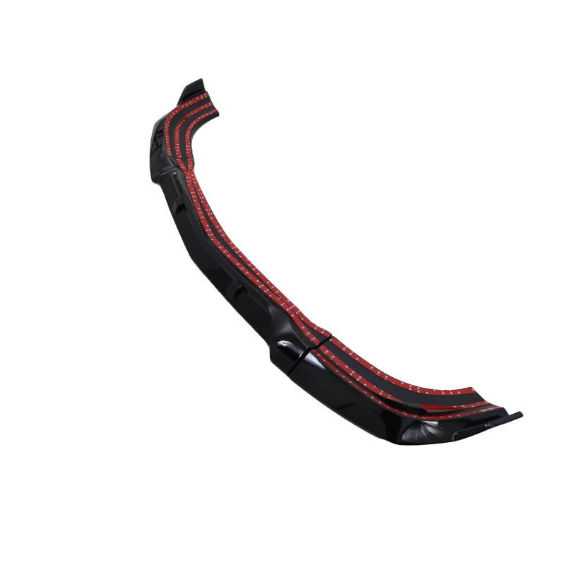 Spoiler προφυλακτήρα Mercedes W204 C-class (2007-2013)- μαύρο γυαλιστερό