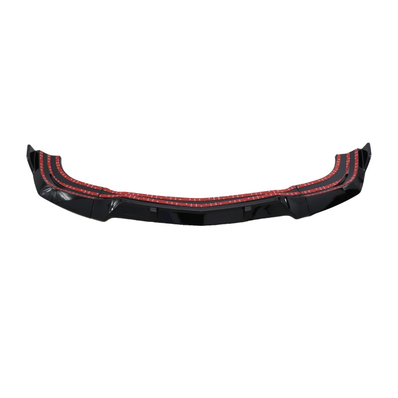 Spoiler προφυλακτήρα Mercedes W204 C-class (2007-2013)- μαύρο γυαλιστερό
