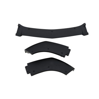 Spoiler προφυλακτήρα Mercedes W204 C-class (2007-2013)- μαύρο γυαλιστερό