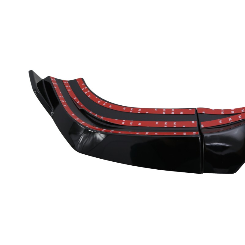 Spoiler προφυλακτήρα Mercedes W204 C-class (2007-2013)- μαύρο γυαλιστερό
