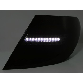 Πίσω φανάρια led Mercedes C-CLASS W204 (2007-2011) - μαύρα - σετ 2τμχ.