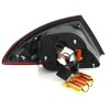 Πίσω φανάρια led Mercedes C-CLASS W204 (2007-2011) - μαύρα - σετ 2τμχ.