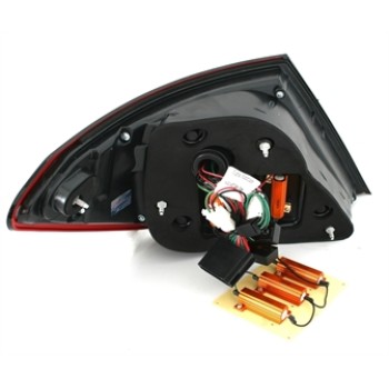 Πίσω φανάρια led Mercedes C-CLASS W204 (2007-2011) - μαύρα - σετ 2τμχ.
