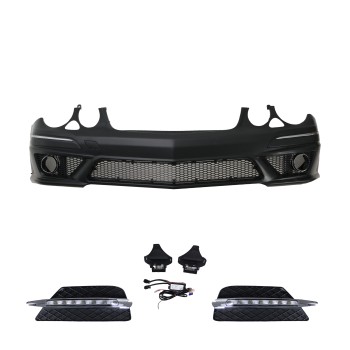 Προφυλακτήρας εμπρός Mercedes W211 E-Class (2006-2009) - AMG Design με LED φώτα ημέρας Προφυλακτήρας εμπρός Mercedes W211 E-Class (2006-2009) - AMG Design με LED φώτα ημέρας