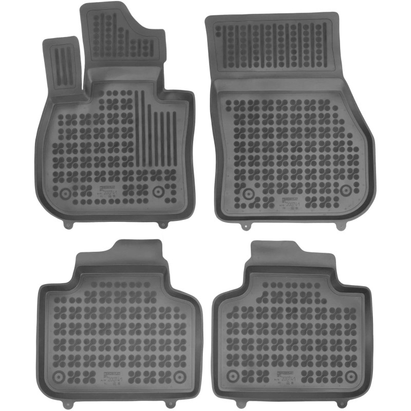 Λαστιχένια πατάκια BMW X1 (U11) (2022+) / BMW 2 (G42-U06) Active Tourer (2021+) τύπου σκαφάκι - 4τμχ., Rezaw Plast