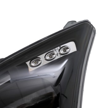 Φανάρια εμπρός Toyota Land Cruiser 120 (2003-2009) angel eyes - μαύρα , με λάμπες (Η7) - σετ 2τμχ. Φανάρια εμπρός Toyota Land Cruiser 120 (2003-2009) angel eyes - μαύρα , με λάμπες (Η7) - σετ 2τμχ.