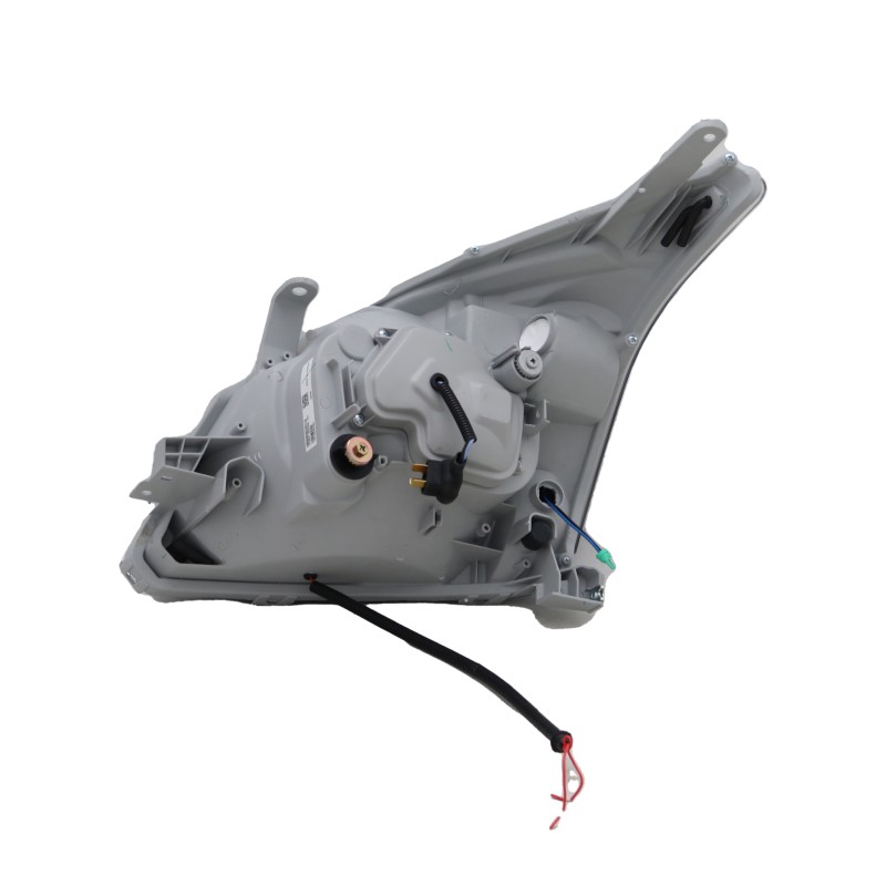 Φανάρια εμπρός Toyota Land Cruiser 120 (2003-2009) angel eyes - μαύρα , με λάμπες (Η7) - σετ 2τμχ.