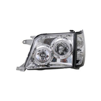 Φανάρια εμπρός Toyota Land Cruiser FJ90 (1996-2003) angel eyes - chrome , με λάμπες (Η1) - σετ 2τμχ. Φανάρια εμπρός Toyota Land Cruiser FJ90 (1996-2003) angel eyes - chrome , με λάμπες (Η1) - σετ 2τμχ.