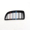 Καρδιές μάσκας BMW E90 με διπλή γρίλια (2005-2008) - tri color - 2τμχ.