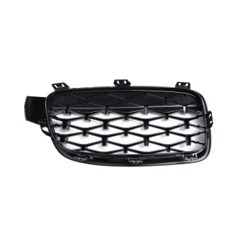 Μάσκα BMW F30 (2011-2019) - γυαλιστερή - Diamond Design - χρωμίου/μαύρη - 2τμχ. Μάσκα BMW F30 (2011-2019) - γυαλιστερή - Diamond Design - χρωμίου/μαύρη - 2τμχ.