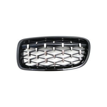 Μάσκα BMW F30 (2011-2019) - γυαλιστερή - Diamond Design - χρωμίου/μαύρη - 2τμχ. Μάσκα BMW F30 (2011-2019) - γυαλιστερή - Diamond Design - χρωμίου/μαύρη - 2τμχ.