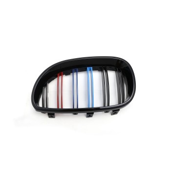 Καρδιές μάσκας BMW E60 με διπλή γρίλια (2005-2010) - tri color - 2τμχ. Καρδιές μάσκας BMW E60 με διπλή γρίλια (2005-2010) - tri color - 2τμχ.