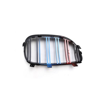 Καρδιές μάσκας BMW E60 με διπλή γρίλια (2005-2010) - tri color - 2τμχ. Καρδιές μάσκας BMW E60 με διπλή γρίλια (2005-2010) - tri color - 2τμχ.