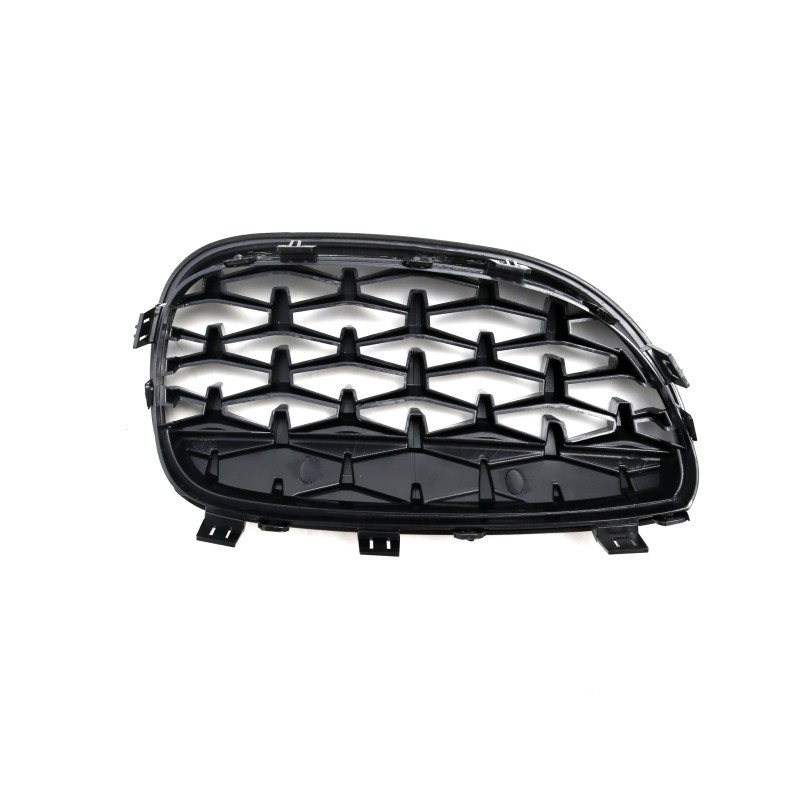 Μάσκα BMW E60 (2003-2010) - μαύρη / χρωμιού Diamond design - 2τμχ.