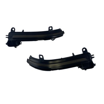 Τρεχούμενα led φλας για καθρέφτες για BMW i3, X1 E84, E90, F20, F21, F22, F23, F30, F31, F34, F32, F33, F10, F11, F07, F01, D02, D04 (2011-2019) - φιμέ με τρεχούμενο φλας - σετ 2τμχ.