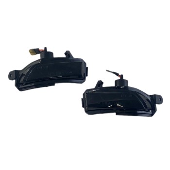 Τρεχούμενα led φλας για καθρέφτες για Skoda Fabia (2014+), Rapid (2012+) / Seat Toledo (2012+) - φιμέ με τρεχούμενο φλας - σετ 2τμχ.