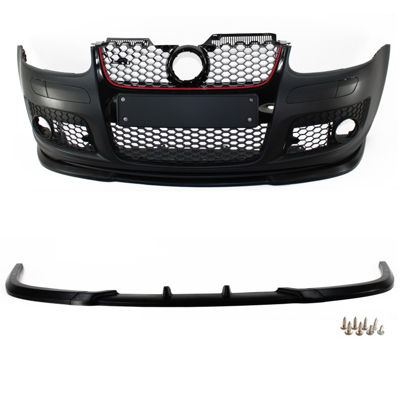Spoiler εμπρός προφυλακτήρα universal / Vw Golf 5 - μαύρο ματ