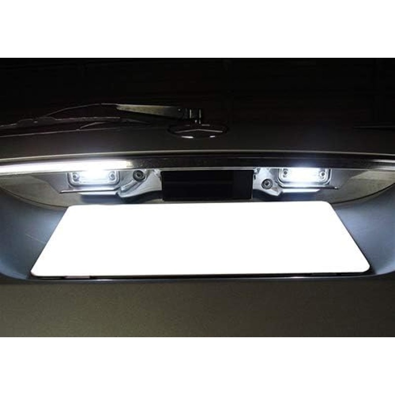 Πλαφονιέρα πίσω πινακίδας Mercedes W163 / W164 ML (1998-2008) / W251 R-CLASS, 72x26 mm - 2 τμχ.