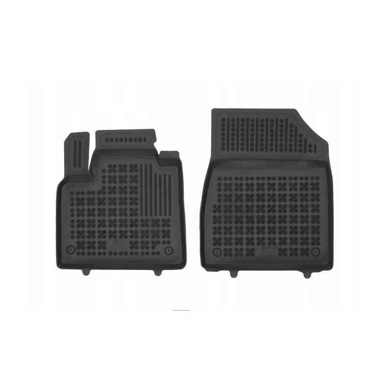 Λαστιχένια πατάκια MERCEDES Citan W420 (2022+) / NISSAN Townstar (2022+) / RENAULT Kangoo III (2021+) - μπροστινά - τύπου σκαφάκι - 2τμχ., Rezaw Plast